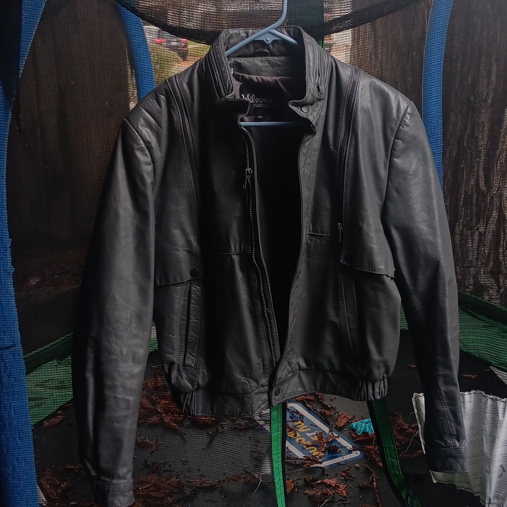 Vintage Wilsons Leather Coat – Convertible to Vest – Gently Used